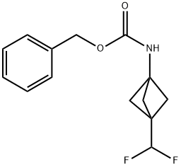 Benzyl (3-(difluoromethyl)bicyclo[1.1.1]pentan-1-yl)carbamate Structure