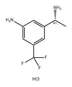 3-1-aminoethyl-5-(trifluoromethyl)aniline hydrochloride Structure