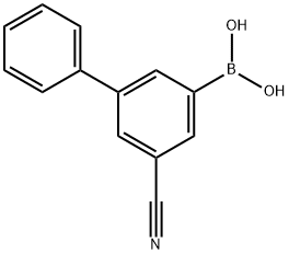 B-(5-Cyano[1,1′-biphenyl]-3-yl)boronic acid Structure