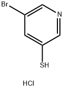 3-Pyridinethiol, 5-bromo-, hydrochloride (1:1) Structure