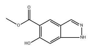 Methyl 6-hydroxy-1H-indazole-5-carboxylate Structure