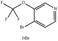 Pyridine, 4-bromo-3-(trifluoromethoxy)-, hydrobromide (1:1) Structure