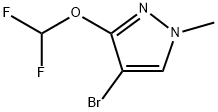 4-Bromo-3-(difluoromethoxy)-1-methyl-1H-pyrazole Structure