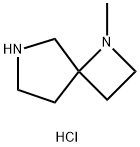 1,6-Diazaspiro[3.4]octane, 1-methyl-, hydrochloride (1:2) Structure