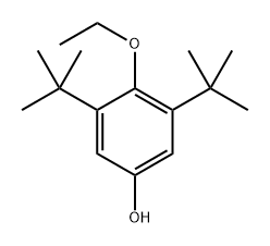 3,5-di-tert-butyl-4-ethoxyphenol Structure
