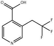 3-(2,2,2-Trifluoroethyl)isonicotinic acid Structure