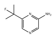 6-(2-fluoropropan-2-yl)pyrazin-2-amine Structure