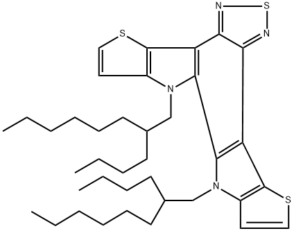 Dithieno[2',3':4,5]pyrrolo[3,2-e:2',3'-g][2,1,3]benzothiadiazole, 10,11-bis(2-butyloctyl)-10,11-dihydro- Structure