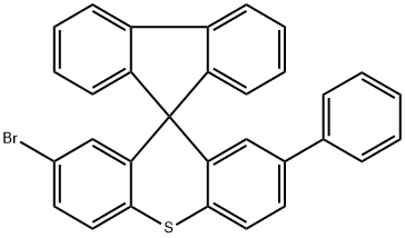 2′-Bromo-7′-phenylspiro[9H-fluorene-9,9′-[9H]thioxanthene] Structure