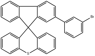 2-(3-Bromophenyl)spiro[9H-fluorene-9,9′-[9H]thioxanthene] Structure