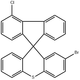 2'-bromo-4-chlorospiro[fluorene-9,9'-thioxanthene] Structure