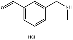 1H-Isoindole-5-carboxaldehyde, 2,3-dihydro-, hydrochloride (1:1) Structure