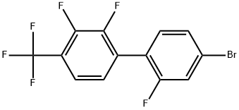 4'-Bromo-2,2',3-trifluoro-4-(trifluoromethyl)-1,1'-biphenyl Structure