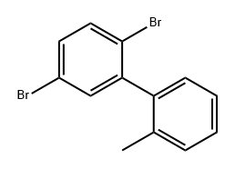 2,5-Dibromo-2'-methyl-1,1'-biphenyl Structure