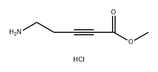 methyl 5-aminopent-2-ynoate hydrochloride Structure