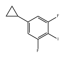 5-cyclopropyl-1,3-difluoro-2-iodobenzene Structure