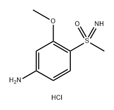 (4-amino-2-methoxyphenyl)(imino)methyl-lambda6-sulfanone dihydrochloride Structure