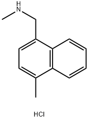 1-Naphthalenemethanamine, N,4-dimethyl-, hydrochloride (1:1) 구조식 이미지