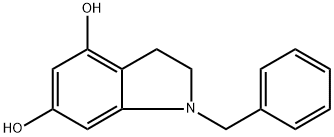 1-Benzylindoline-4,6-diol Structure