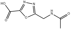 5-(Acetylamino)methyl-1,3,4-oxadiazole-2-carboxylic acid Structure