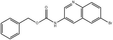 benzyl N-(6-bromoquinolin-3-yl)carbamate Structure