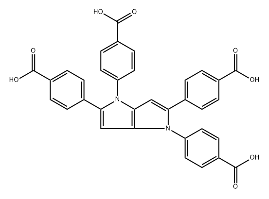 2,5, N, n '- tetra (4-carboxyphenyl) - [3,2-b] pyrrolopyrrole Structure