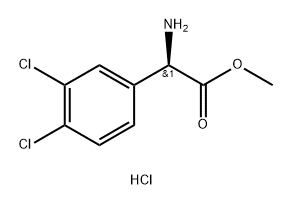 Methyl (R)-2-amino-2-(3,4-dichlorophenyl)acetate hydrochloride Structure