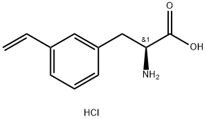 L-Phenylalanine, 3-ethenyl-, hydrochloride (1:1) Structure