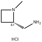 2-Azetidinemethanamine, 1-methyl-, hydrochloride (1:2), (2S)- 구조식 이미지