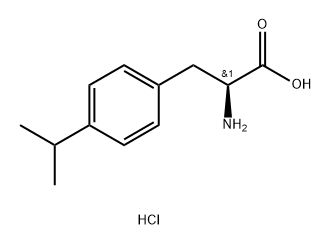 L-Phenylalanine, 4-(1-methylethyl)-, hydrochloride (1:1) Structure