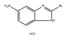 1H-Benzimidazol-6-amine, 2-bromo-, hydrochloride (1:1) Structure