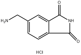 1H-Isoindole-1,3(2H)-dione, 5-(aminomethyl)-, hydrochloride (1:1) 구조식 이미지