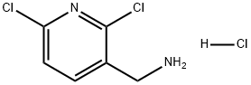 3-Pyridinemethanamine, 2,6-dichloro-, hydrochloride (1:1) Structure