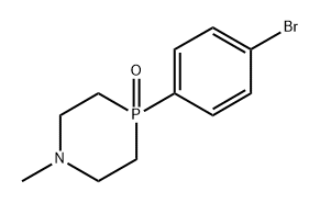 4-(4-Bromophenyl)-1-methyl-1,4-azaphosphinane 4-oxide Structure