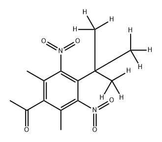 Musk ketone-D9 Structure