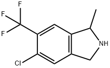 5-Chloro-1-methyl-6-(trifluoromethyl)isoindoline Structure