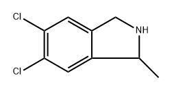 5,6-Dichloro-1-methylisoindoline 구조식 이미지