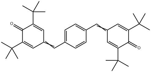 4.4-(1.4-phenylenebis(methanylylidene)bis(2,6-di-tert-butylcyclohexa-2,5-dien-1-one) 구조식 이미지