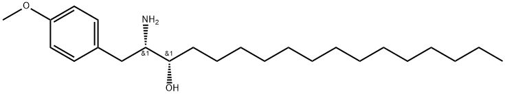 Benzenepropanol, β-amino-4-methoxy-α-tetradecyl-, (αS,βS)- Structure