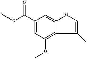 Methyl 4-methoxy-3-methylbenzofuran-6-carboxylate Structure