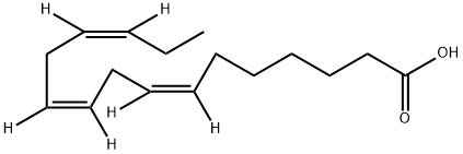 7,10,13-Hexadecatrienoic-7,8,10,11,13,14-d6 acid, (7Z,10Z,13Z)- Structure