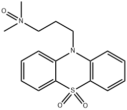 10H-Phenothiazine-10-propanamine, N,N-dimethyl-, N,5,5-trioxide Structure