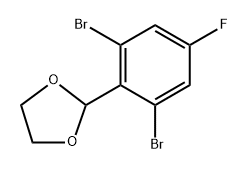 2-(2,6-dibromo-4-fluorophenyl)-1,3-dioxolane Structure