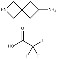 2-Azaspiro[3.3]heptan-6-amine, 2,2,2-trifluoroacetate (1:2) Structure