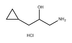 Cyclopropaneethanol, α-(aminomethyl)-, hydrochloride (1:1) Structure