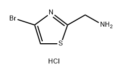 2-Thiazolemethanamine, 4-bromo-, hydrochloride (1:2) 구조식 이미지