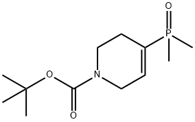 tert-Butyl 4-(dimethylphosphoryl)-3,6-dihydropyridine-1(2H)-carboxylate 구조식 이미지