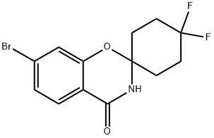 7-Bromo-4',4'-difluoro-spiro[2H-1,3-benzoxazine-2,1'-cyclohexan]-4(3H)-one Structure