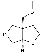 rel-(3aR,6aR)-3a-(Methoxymethyl)hexahydro-2H-furo[2,3-c]pyrrole Structure