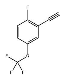 2-ethynyl-1-fluoro-4-(trifluoromethoxy)benzene Structure